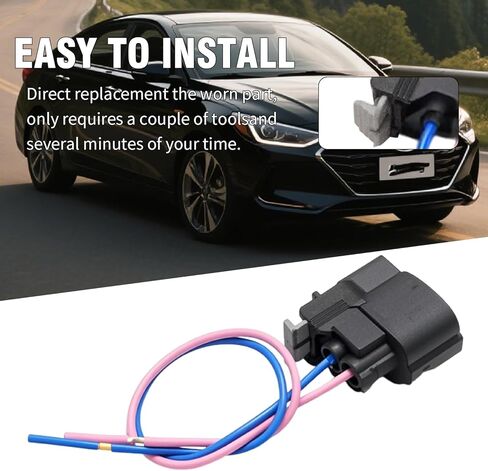 4Pcs PT2910 Ignition Coil Connector Plug Harness with Terminals, Replacement for Hyundai Accent 1.6L 2012-2020 Replacement for Kia Forte 1.8L 2014-2016, Replaces S2928 in Saudi Arabia