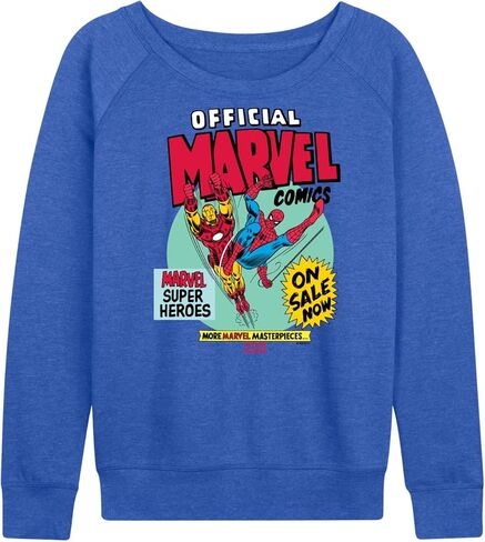Marvel - Heroes Spider-Man Iron Man - Women's French Terry Long Sleeve Pullover in Saudi Arabia