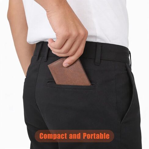 24 قطعة محفظة للرجال، محافظ جلدية للرجال بالجملة للنقش بنفسك، مع مشبك نقود، حامل بطاقات، محفظة فارغة من البولي يوريثان لعيد الأب للرجال والموظفين وهدايا عيد الميلاد (12 أسود و12 بني) in Kuwait