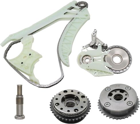 11417602647 Engine Timing Chain Oil Pump Chain Kit VVT Camshaft Sprocket Kit Compatible with 320 328 428 528 X1 X3 X4 X5 2.0 2012-2017 N20 N26 Replaced for 11367583818 11417602646 in Saudi Arabia