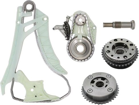 11417602647 Engine Timing Chain Oil Pump Chain Kit VVT Camshaft Sprocket Kit Compatible with 320 328 428 528 X1 X3 X4 X5 2.0 2012-2017 N20 N26 Replaced for 11367583818 11417602646 in Saudi Arabia