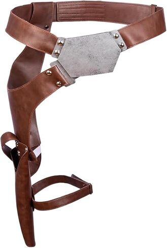 Men's Cosplay Costume Belt with Blaster Holster Halloween Cosplay Props Outfits Accessories in Saudi Arabia