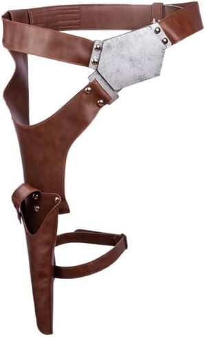 Men's Cosplay Costume Belt with Blaster Holster Halloween Cosplay Props Outfits Accessories in Saudi Arabia