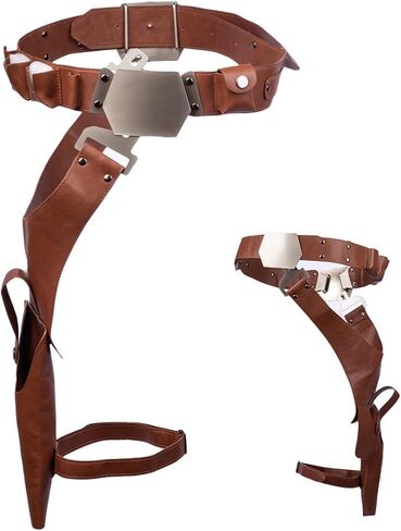 Men's Cosplay Costume Belt with Blaster Holster Halloween Cosplay Props Outfits Accessories in Saudi Arabia