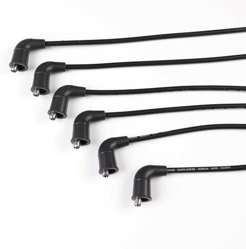 مجموعة أسلاك توصيل الإشعال 7 مم، مجموعة من 6، لـ 2001-2006 Santa FE/ 1999-2005 Sonata/ 2003-2007 Tiburon، Kia 2001-2004 Magentis/ 2001-2005 Optima D-ST-6220 in Kuwait