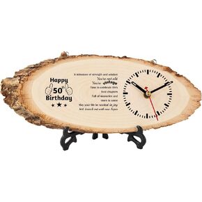 هدايا عيد الميلاد الخمسين من BeauGift للرجال، أنت ديكورات ساعة خشبية عتيقة للرجال، أفكار هدايا عيد ميلاد سعيد الخمسين للزوج العم الأخ الجد in Kuwait