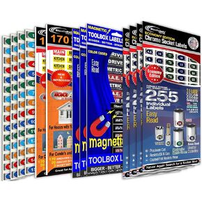 New Shop Owners LOT - The Ultimate Organizer Deal - 2000 Tool Labels for The Entire Shop - Complete Your Tools, Tool Boxes, Breaker Panel, Power Tools and Garage in Kuwait