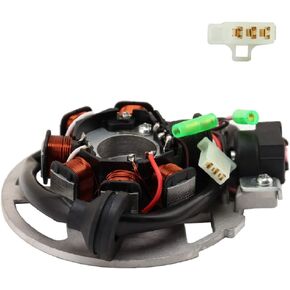 ملف الجزء الثابت للمولد المغناطيسي يناسب Polaris Predator 50 90 2003-2006 Scrambler 50 90 2001-2003 Sportsman 90 2001-2006 ETON 50 90 Repl.#0450522 0450523 0450998 0451000 in Kuwait