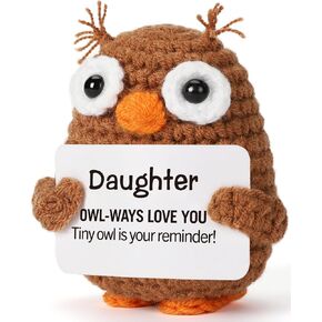 هدايا عيد ميلاد مضحكة لعيد الأم للأم من ابنة الابن، هدية عيد الفصح للأم مصنوعة يدويًا بومة عاطفية أحبك هدايا للنساء، مكافأة الأم، زوجة الأب، الأم، الأم، الزوجة، الجدة in Kuwait