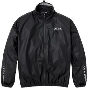 Indian Motorcycle Unisex Rain Suit Jacket, Black - 2864824 in Kuwait