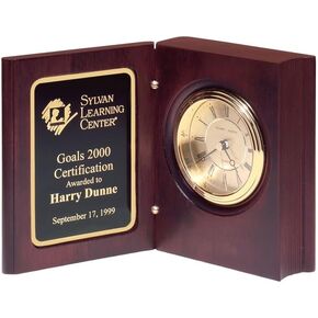 Hit Trophy Book Clock with Free Engraving (Customize Now) in Saudi Arabia