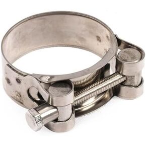 Exhaust Clamp Stainless Steel Exhaust Band Clamp Replacement for Motorcycle Water Hose Car Automotive Replacement Exhaust Clamps (48-51mm) in Kuwait
