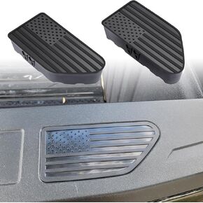 أغطية جيب لسكك السرير لسيارة Chevy Silverado GMC Sierra 1500 2019 2020 2021 2022 2023 2024 2025 2026، GMC Sierra 2500 3500HD 2020-2026، أغطية ثقوب خلفية للشاحنات باللون الأسود in Kuwait