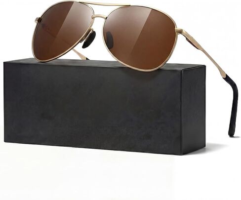 Aviator Sunglasses for Men Women, Polarized UV400 Protection Sunglasses, Retro Aviator Sunglasses for Driving Sports in Saudi Arabia