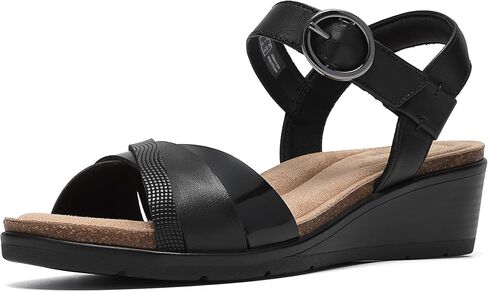 Clarks Women's Kacha Twist Wedge Sandal in Saudi Arabia