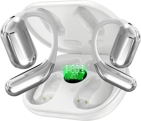 سماعات أذن للترجمة في الوقت الحقيقي، سماعات أذن مفتوحة، سماعة أذن مترجم لغة AI 144، Audifonos Traductores Inglés Español، سماعات بلوتوث 5.4 ترجمة لتعلم الأعمال أثناء السفر in Kuwait