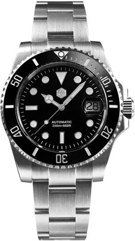 San Martin Men Watch SN0017G-D, 40 mm 20 Bar Diver Watch PT5000 Automatic Mechanical Luxury Diving Waterproof Wrist Watch in Kuwait