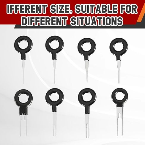 5Pcs Automotive Electrical Terminal Connector Separator Removal Tool,Electrical Disconnect Pliers, Connector Removal Tool with Electrical Pin Removal Tool Hose Clamp Pliers and Canvas Bag in Saudi Arabia