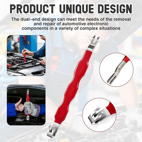 5Pcs Automotive Electrical Terminal Connector Separator Removal Tool,Electrical Disconnect Pliers, Connector Removal Tool with Electrical Pin Removal Tool Hose Clamp Pliers and Canvas Bag in Saudi Arabia