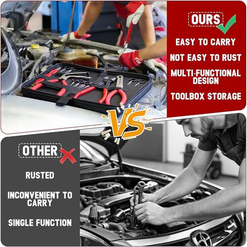 5Pcs Automotive Electrical Terminal Connector Separator Removal Tool,Electrical Disconnect Pliers, Connector Removal Tool with Electrical Pin Removal Tool Hose Clamp Pliers and Canvas Bag in Saudi Arabia