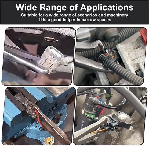 4pack Car Clip Pliers/Disassembly Tools,Efficient Multi-Functional Automotive Snap Ring Pliers,Electrical Disconnect Pliers for Cars,Connector Separator Tool and Fuel line disconnect tool in Saudi Arabia