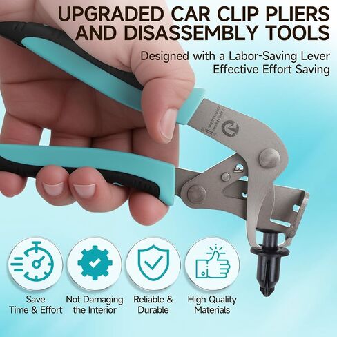 4pack Car Clip Pliers/Disassembly Tools,Efficient Multi-Functional Automotive Snap Ring Pliers,Electrical Disconnect Pliers for Cars,Connector Separator Tool and Fuel line disconnect tool in Saudi Arabia
