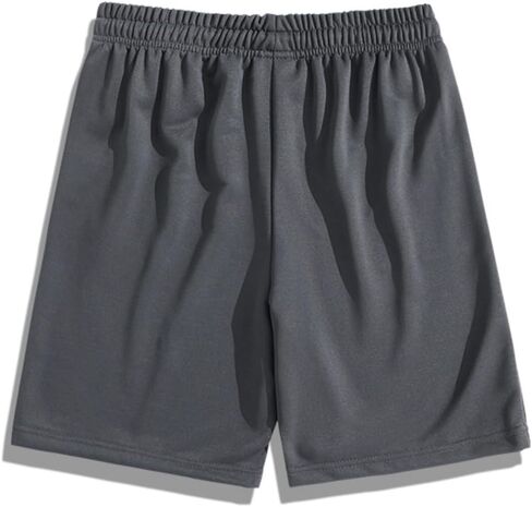 Men's High-Performance Training Shorts Lightweight Quick-Dry Knit Athletic Shorts Breathable Gym Workout Bottoms - Dark Grey in Saudi Arabia