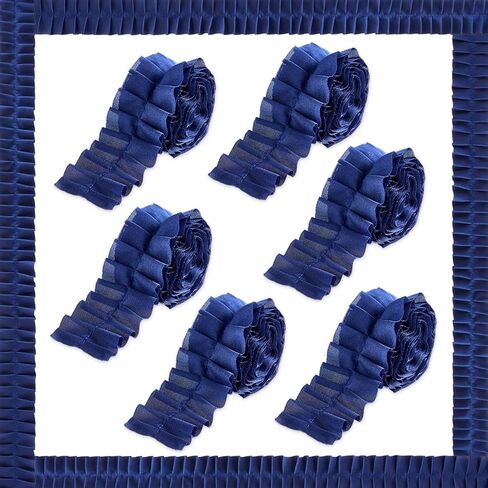 6 Rolls 40 Ft Ruffled Bulletin Board Borders Back to School Classroom Decor Fabric Trims DIY Border Crafts for Farmhouse Teacher Supplies First Day of School Party Decorations(Black) in Saudi Arabia