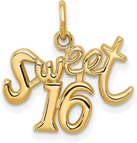 14 ك الذهب الأصفر الحلو 16 سحر عيد ميلاد المجوهرات in Saudi Arabia