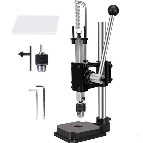 Leather Cutting Machine 1.5 Ton,20 * 20cm Leather Hand Press Dual Guide Shafts Die Cut Machine with 39 pcs Hole Punch Tool Set for Leathercraft,DIY & Various Materials Die Cutting in Saudi Arabia