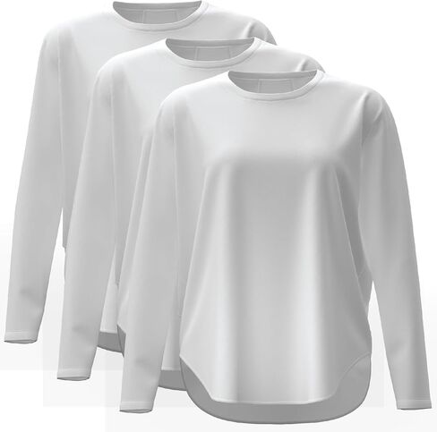 قمصان TAISIM النسائية سريعة الجفاف بأكمام طويلة للمشي لمسافات طويلة، حماية من الأشعة فوق البنفسجية بعامل حماية من الأشعة فوق البنفسجية 50+، خفيفة الوزن قابلة للتنفس لتمارين التخييم in Kuwait