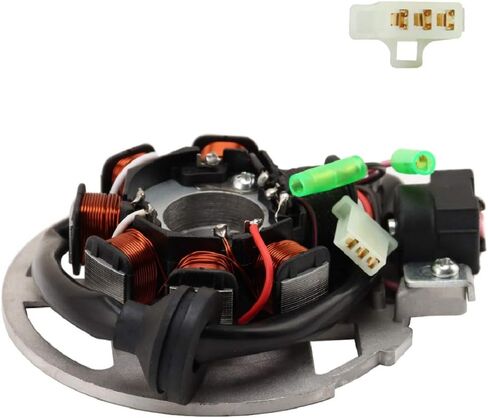 ملف الجزء الثابت للمولد المغناطيسي يناسب Polaris Predator 50 90 2003-2006 Scrambler 50 90 2001-2003 Sportsman 90 2001-2006 ETON 50 90 Repl.#0450522 0450523 0450998 0451000 in Kuwait