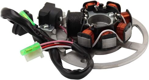 ملف الجزء الثابت للمولد المغناطيسي يناسب Polaris Predator 50 90 2003-2006 Scrambler 50 90 2001-2003 Sportsman 90 2001-2006 ETON 50 90 Repl.#0450522 0450523 0450998 0451000 in Kuwait