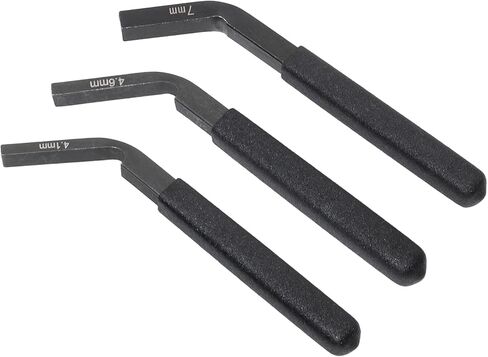 3 قطعة مجموعة أدوات تعديل فرامل المحرك مع مقاييس 4.1 مللي متر/4.6 مللي متر/7.0 مللي متر لمحركات ديترويت ديزل DD13 DD15 in Kuwait