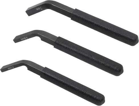 3 قطعة مجموعة أدوات تعديل فرامل المحرك مع مقاييس 4.1 مللي متر/4.6 مللي متر/7.0 مللي متر لمحركات ديترويت ديزل DD13 DD15 in Kuwait