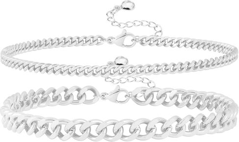 أساور الكاحل للنساء من GUOKE - خلخال ذهبي عيار 14 قيراط مطلي بالذهب الكوبي، خلخال للنساء قابل للتعديل، سلسلة ربط صيفية للشاطئ، خلخال ذهبي مجوهرات هدية in Kuwait