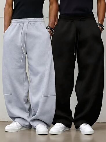 1 Pack Men's Casual Pants - Straight Leg Joggers, Lightweight Quick-Dry Travel & Sport Shorts, Streetwear in Saudi Arabia