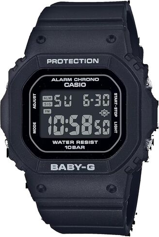 Casio BGD565-1 Women's Classic Black Alarm Chronograph Baby G Shock Watch in Saudi Arabia