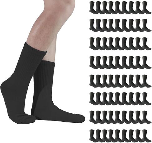 72 Pairs of Mens and Womens Bulk Lightweight Cotton Crew Socks, Homeless Donation Cheap, Wholesale Sock in Saudi Arabia