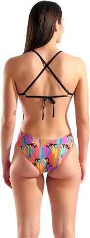 Arena Womens Arena Performance Women's Tropical Delight Tie Back Swimsuit Sports Pool Bathing Suit in Saudi Arabia