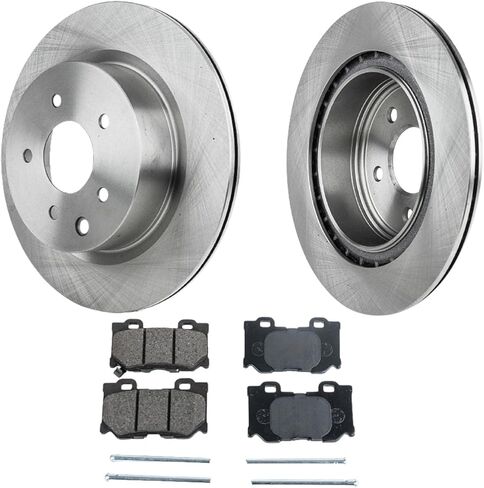 Replacement Rear Brake Disc and Pad Kit fits INFINITI G37 Sedan 2010 3.7L V6 Sport Package (Rear 307mm) in Saudi Arabia
