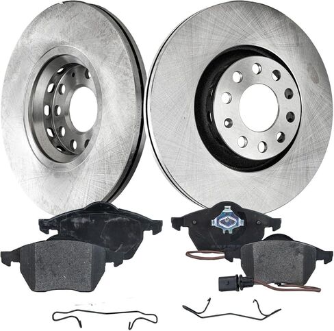 Replacement Front Brake Disc and Pad Kit fits Audi A6 1998 2.8L V6 (16 in. Wheels, Standard Suspension) in Saudi Arabia