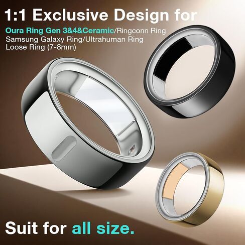 YWXTW [Cut Freely & Invisible for Oura Ring Size Adjuster, Waterproof Adhesive Guard Compatible with Samsung/Ultrahuman/Ringconn Ring, Thinner Sizers for Smart Ring, 3 Colors (120 PCS) in Saudi Arabia