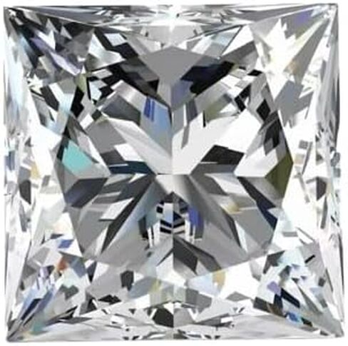 5x5MM Lab Created Diamond Princess Cut with GIE Certified IF Clarity CVD – D Color, IF Clarity – Loose Stone for Engagement Rings, Pendants & Fine Custom Jewelry Making in Saudi Arabia