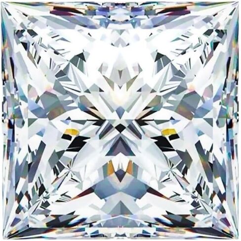 5x5MM Lab Created Diamond Princess Cut with GIE Certified IF Clarity CVD – D Color, IF Clarity – Loose Stone for Engagement Rings, Pendants & Fine Custom Jewelry Making in Saudi Arabia