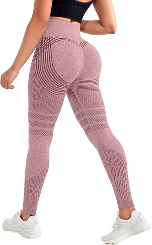 3D Anti Cellulite Compression Leggings for Women High Waisted Sculpting Tummy Control Slimming Thermal Leggings(M) Pink in Saudi Arabia