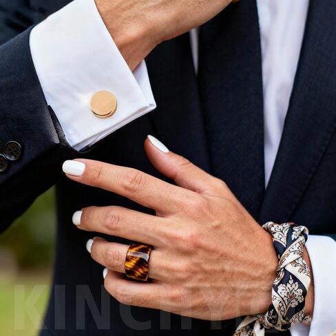 10 Set 18MM Flat Button Cover Blank Metal Shirt Cufflinks With 12.5MM/0.49" Sewing Buttons for DIY Craft (Gold) in Kuwait