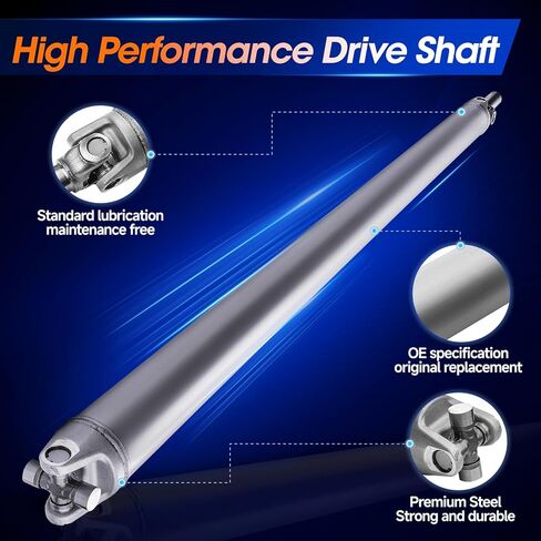 Rear Drive Shaft Prop Shaft Driveshaft Assembly [143.5 In. Wheelbase, Automatic Transmission] Fit for Chevrolet Silverado 1500 & GMC Sierra 1500 2007-2013 Replace# 20912697,15794277 in Saudi Arabia