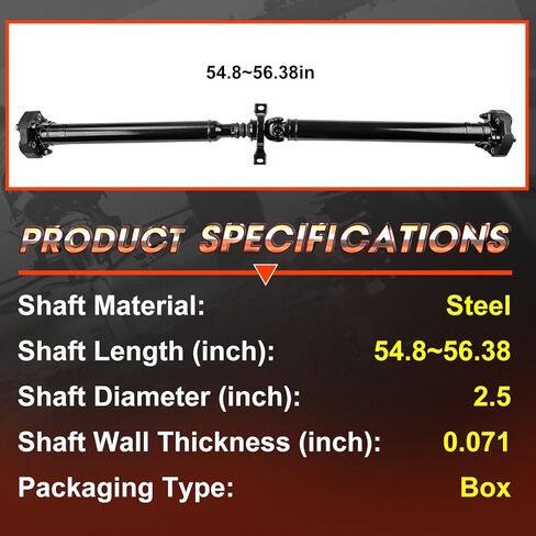 Drive Shaft Fit for Cadillac ATS 2013-2019 2.0T AT RWD, Prop Shaft Driveshaft Assembly Rear Side Replace# 23121561, 23282616 in Saudi Arabia