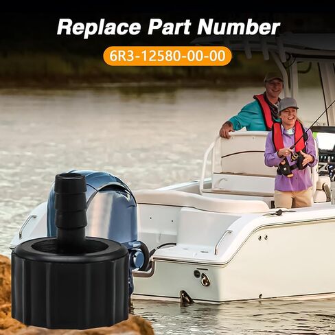 2PCS Outboard Joint Assembly Flush Hose Adapter Compatible with Yamaha Outboard 150HP 175HP 200HP 225HP 300HP Replace#: 6R3-12580-00-00 in Saudi Arabia
